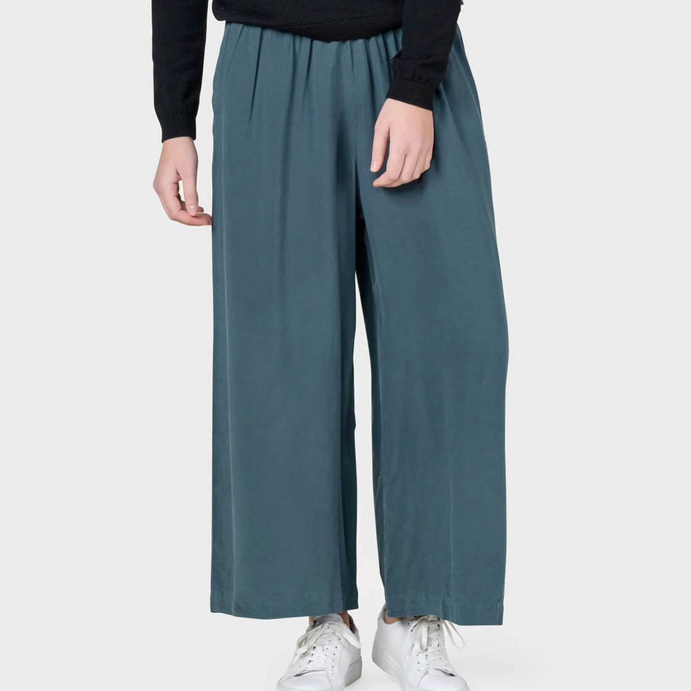 Klitmoller W Pants Leonora Lyocell green moss