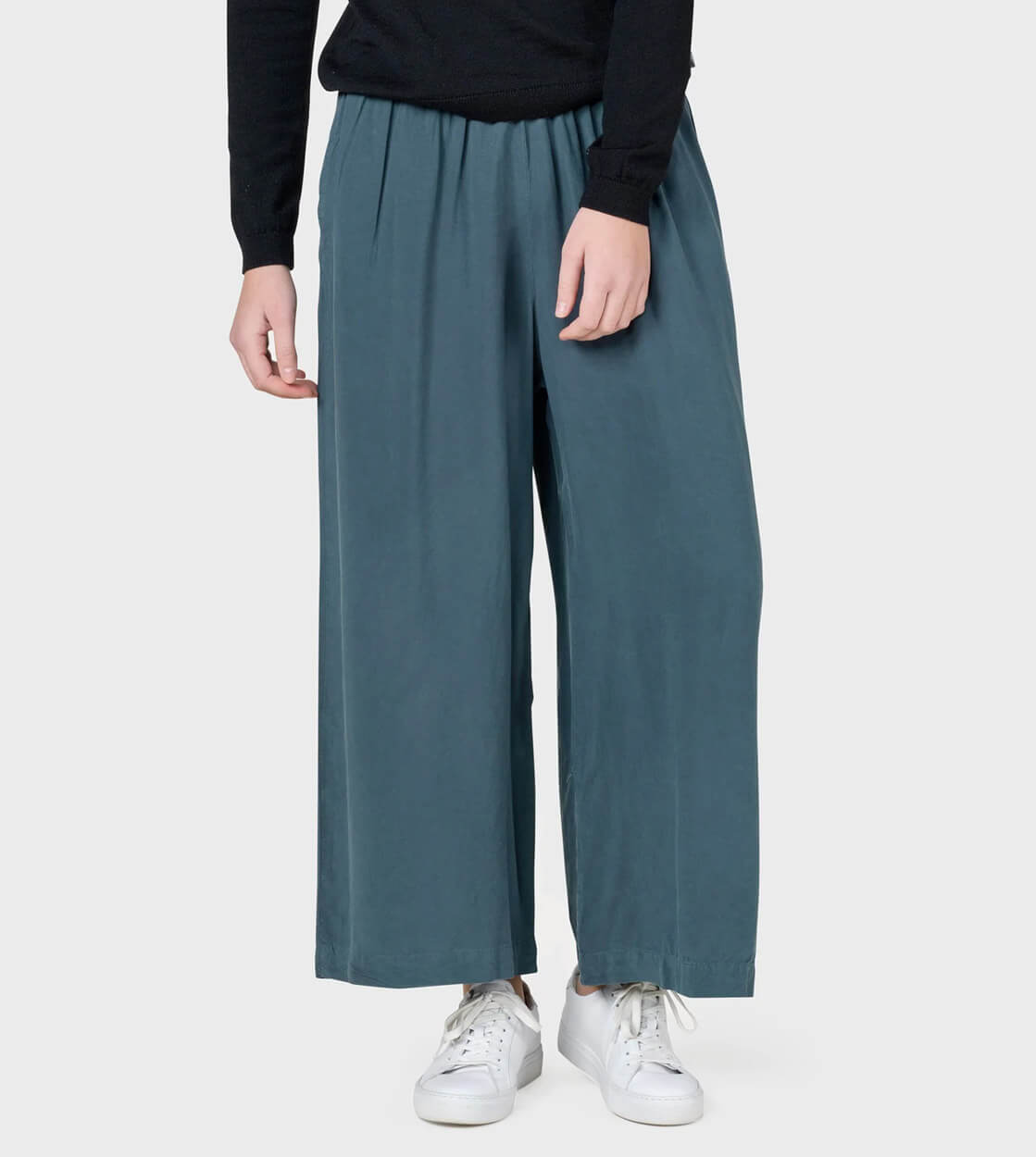 Klitmoller W Pants Leonora Lyocell green moss