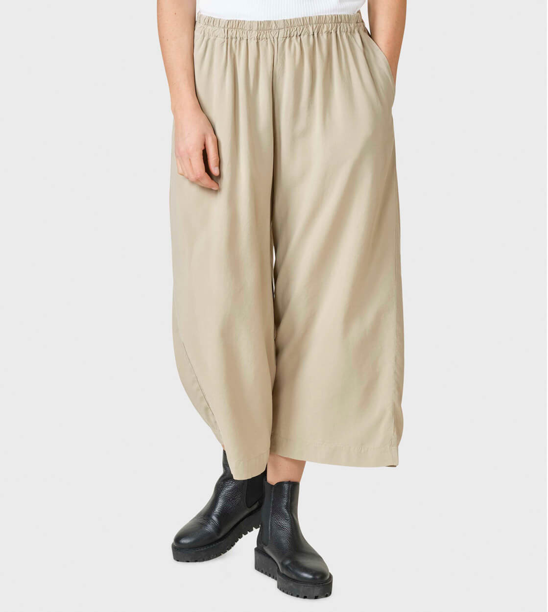 Klitmoller W Pants Leonora beige sand