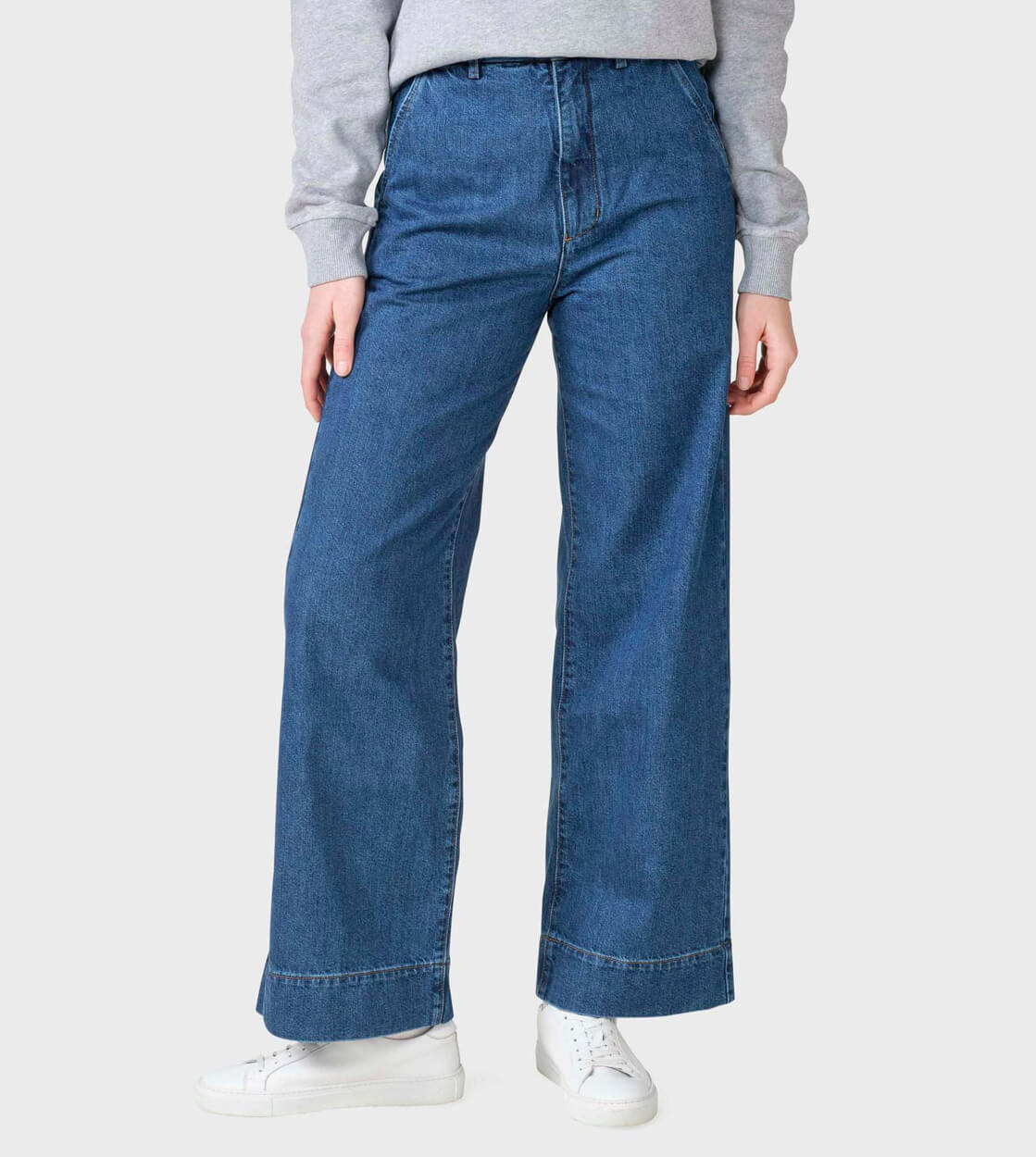 Klitmoller W Pants Lydia Denim blue dark stonewash