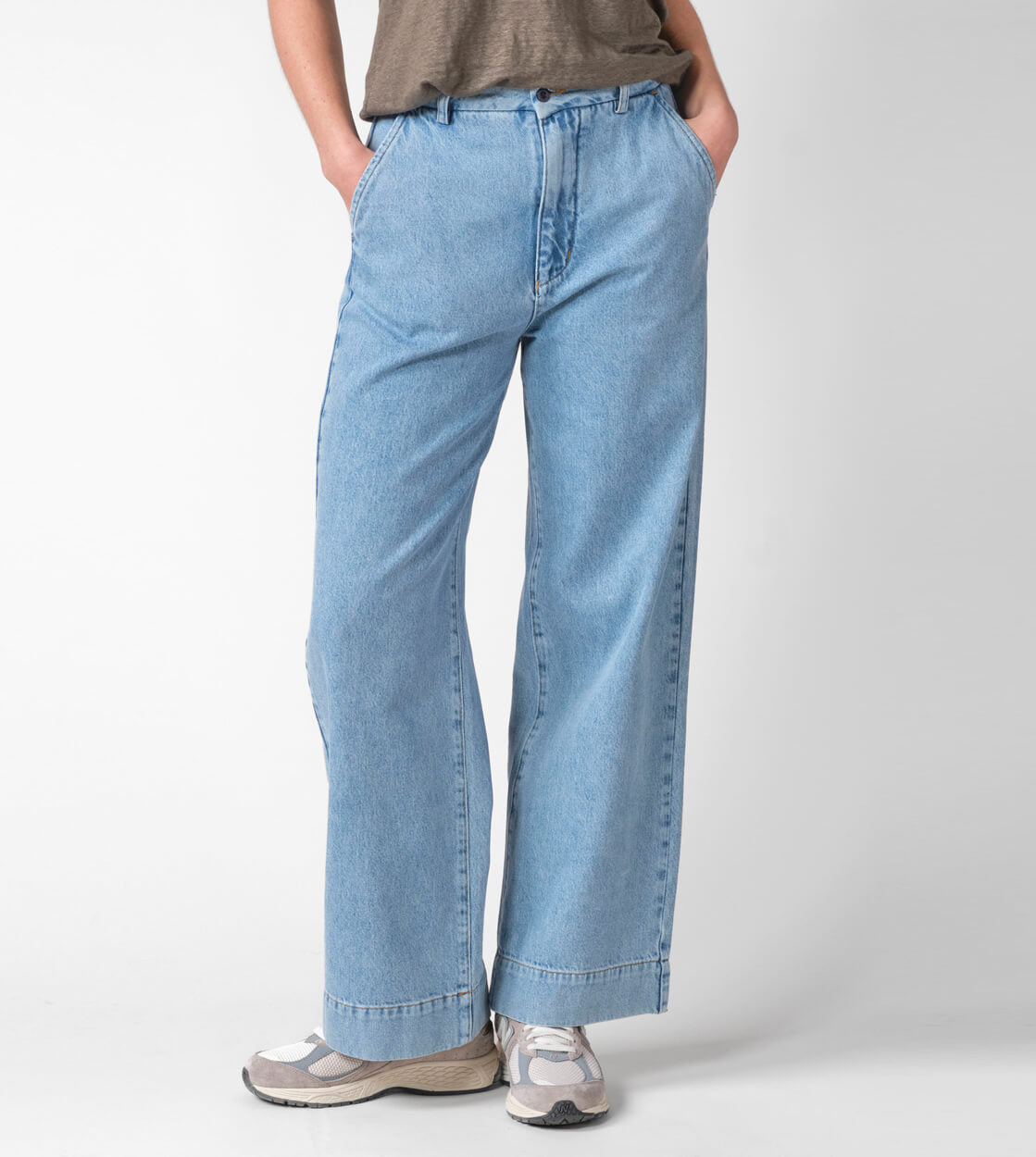 Klitmoller W Pants Lydia Denim blue extra light stonewash