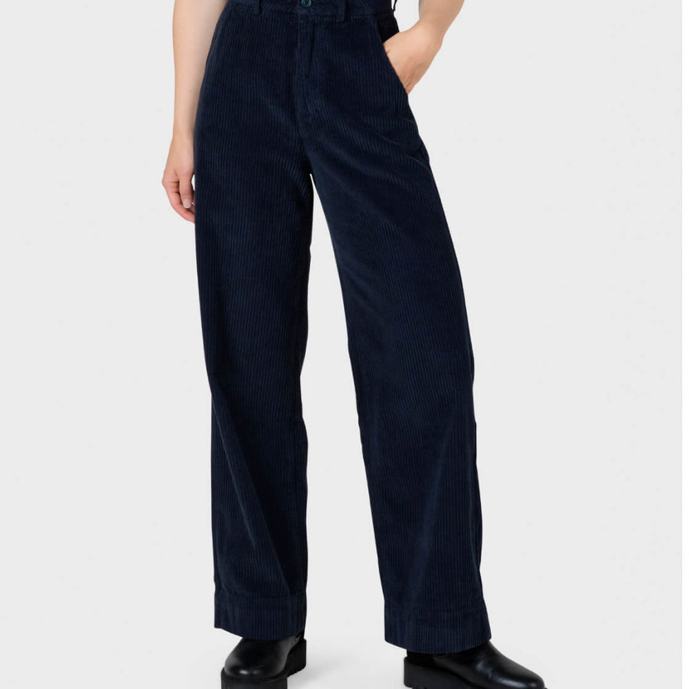 Klitmoller W Pants Lydia Jumbo Corduroy blue navy
