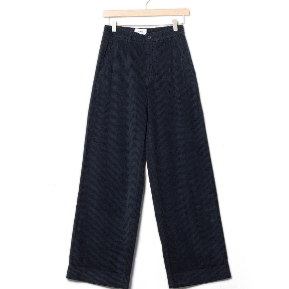 Klitmoller W Pants Lydia Jumbo Corduroy blue navy