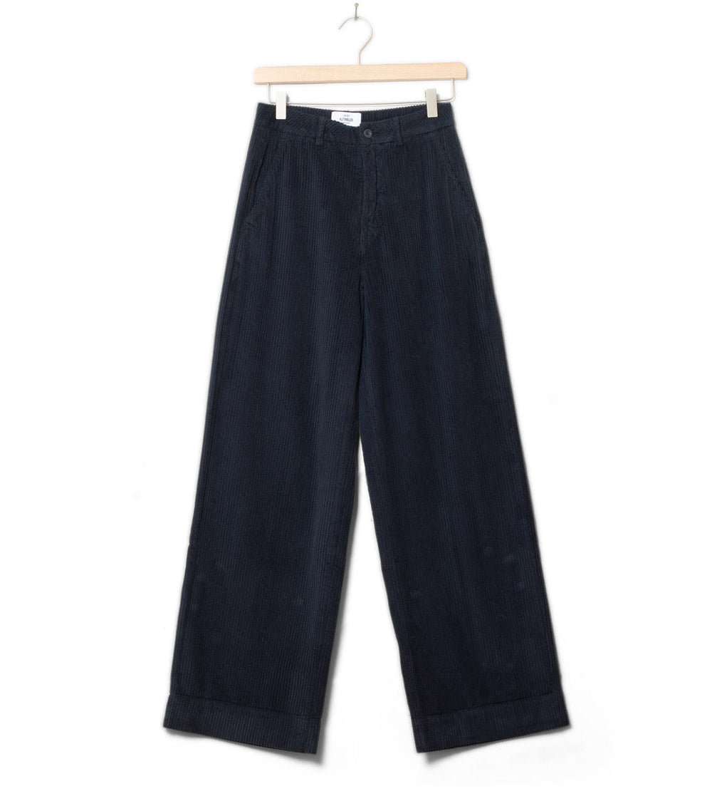 Klitmoller W Pants Lydia Jumbo Corduroy blue navy