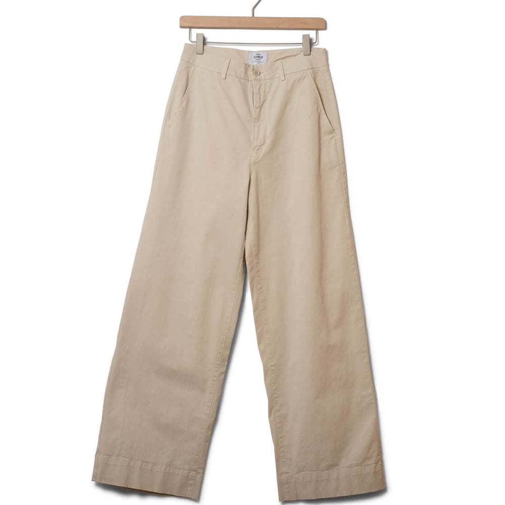 Klitmoller W Pants Lydia Twill beige pastel sand