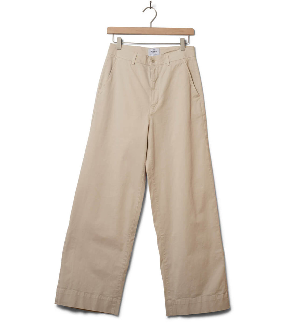 Klitmoller W Pants Lydia Twill beige pastel sand