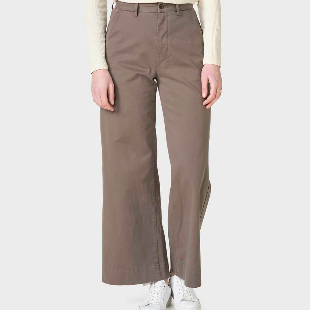 Klitmoller W Pants Lydia Twill brown taupe
