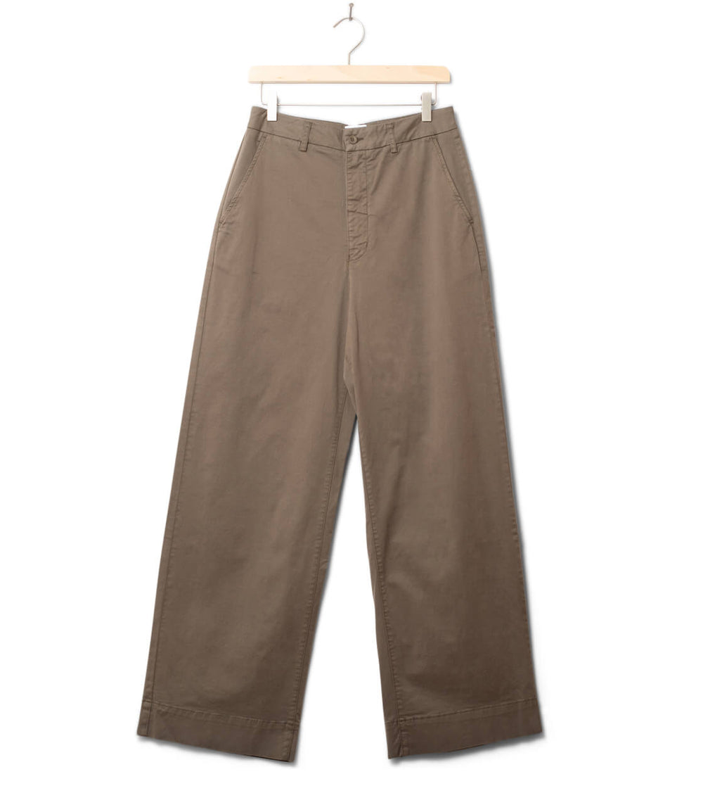 Klitmoller W Pants Lydia Twill brown taupe