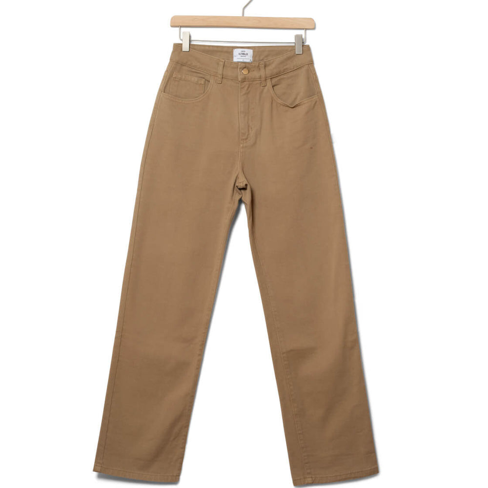 Klitmoller W Pants Rubi Denim brown sand