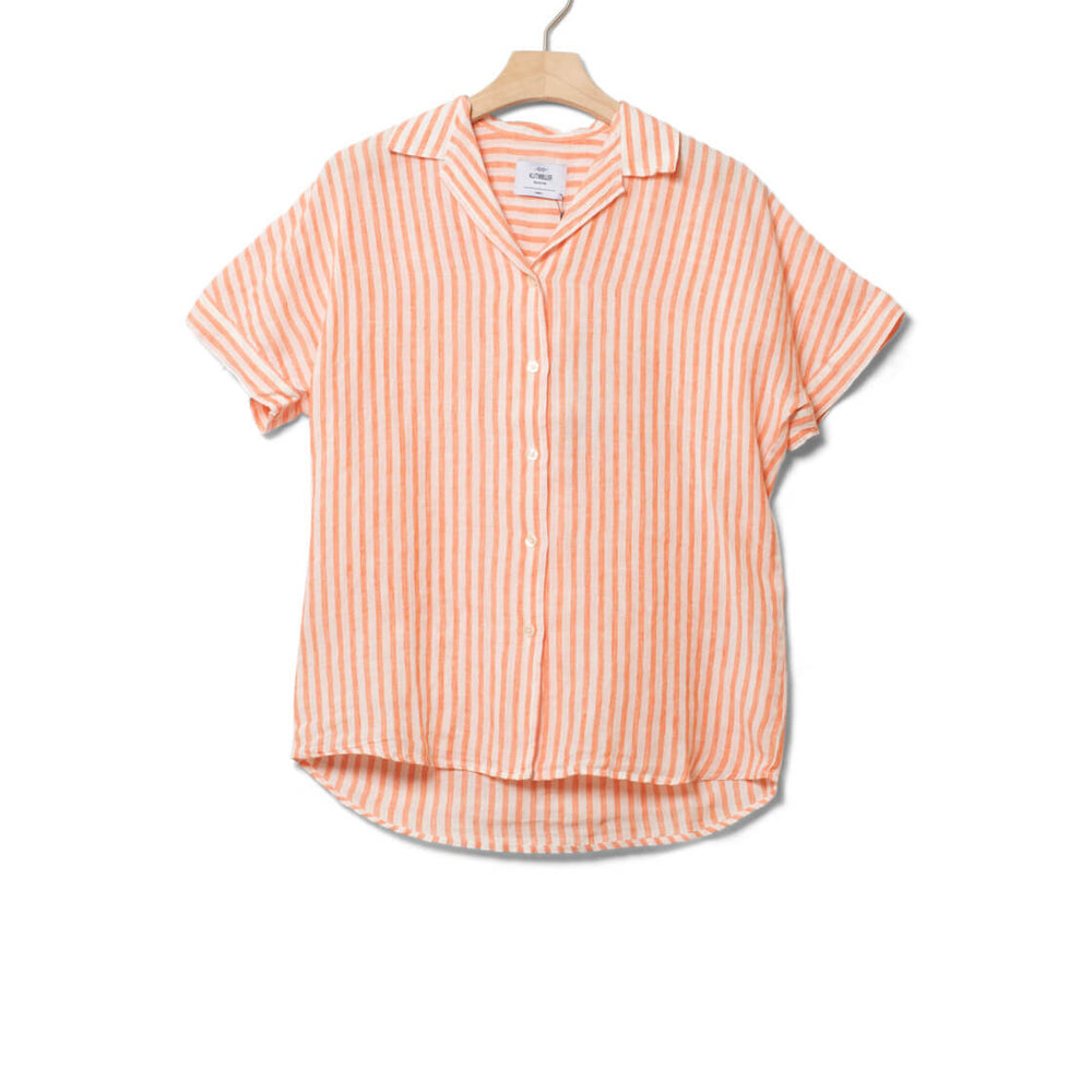 Klitmoller W Shirt Amanda white cream/mandarin