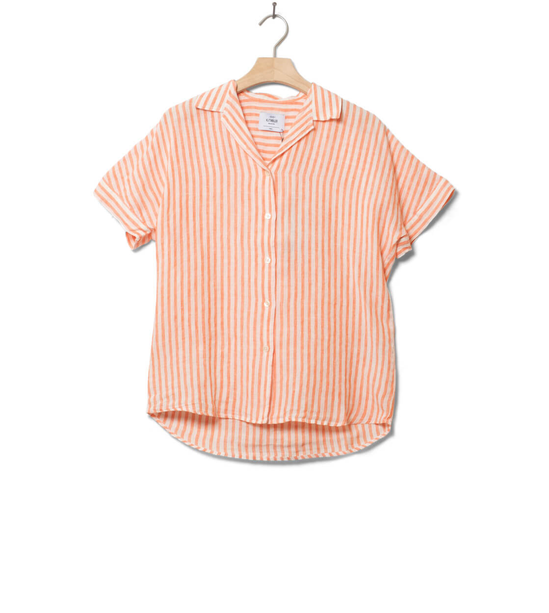 Klitmoller W Shirt Amanda white cream/mandarin