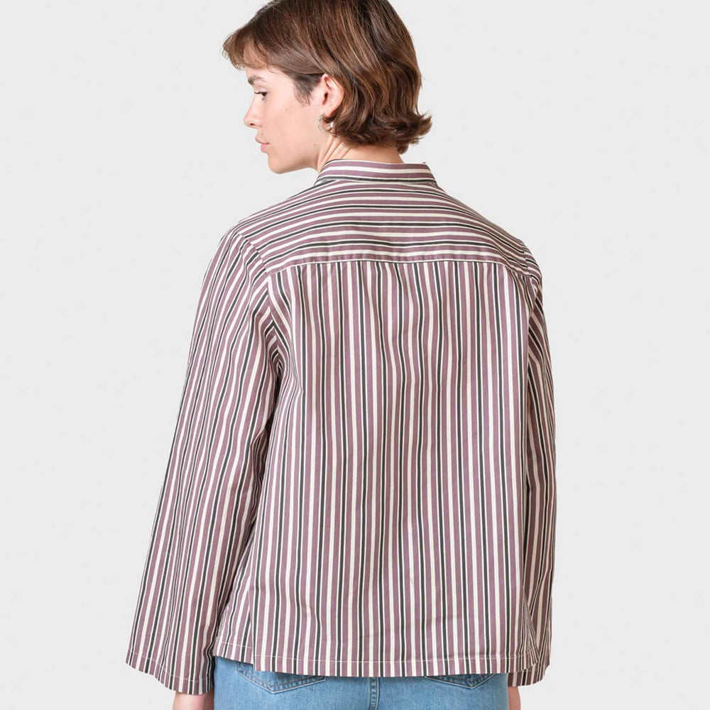 
                      
                        Klitmoller W Shirt Gitte purple dark berry/anthracite/cream
                      
                    