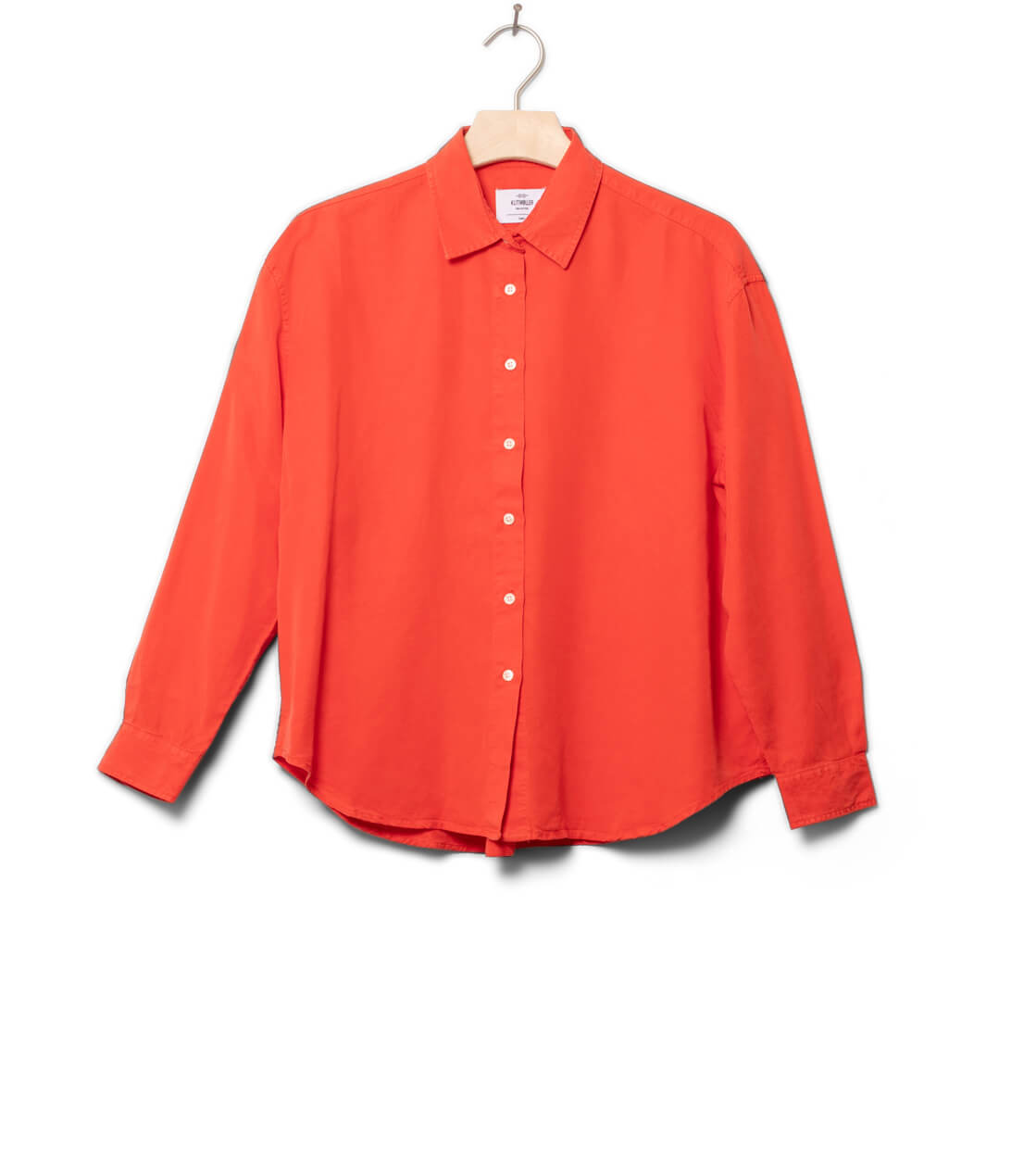 Klitmoller W Shirt Ofelia Short Lyocell red