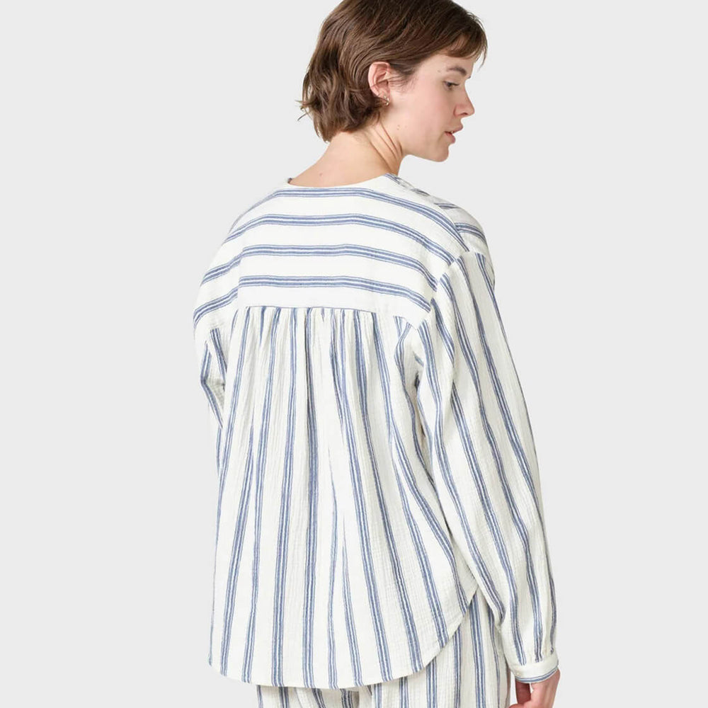 
                      
                        Klitmoller W Shirt Poppy Stripe beige cream/ocean
                      
                    