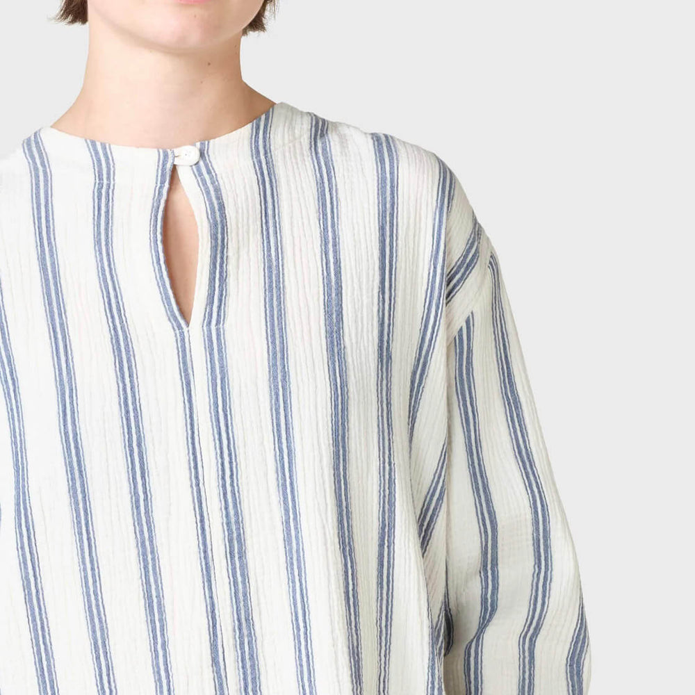 
                      
                        Klitmoller W Shirt Poppy Stripe beige cream/ocean
                      
                    