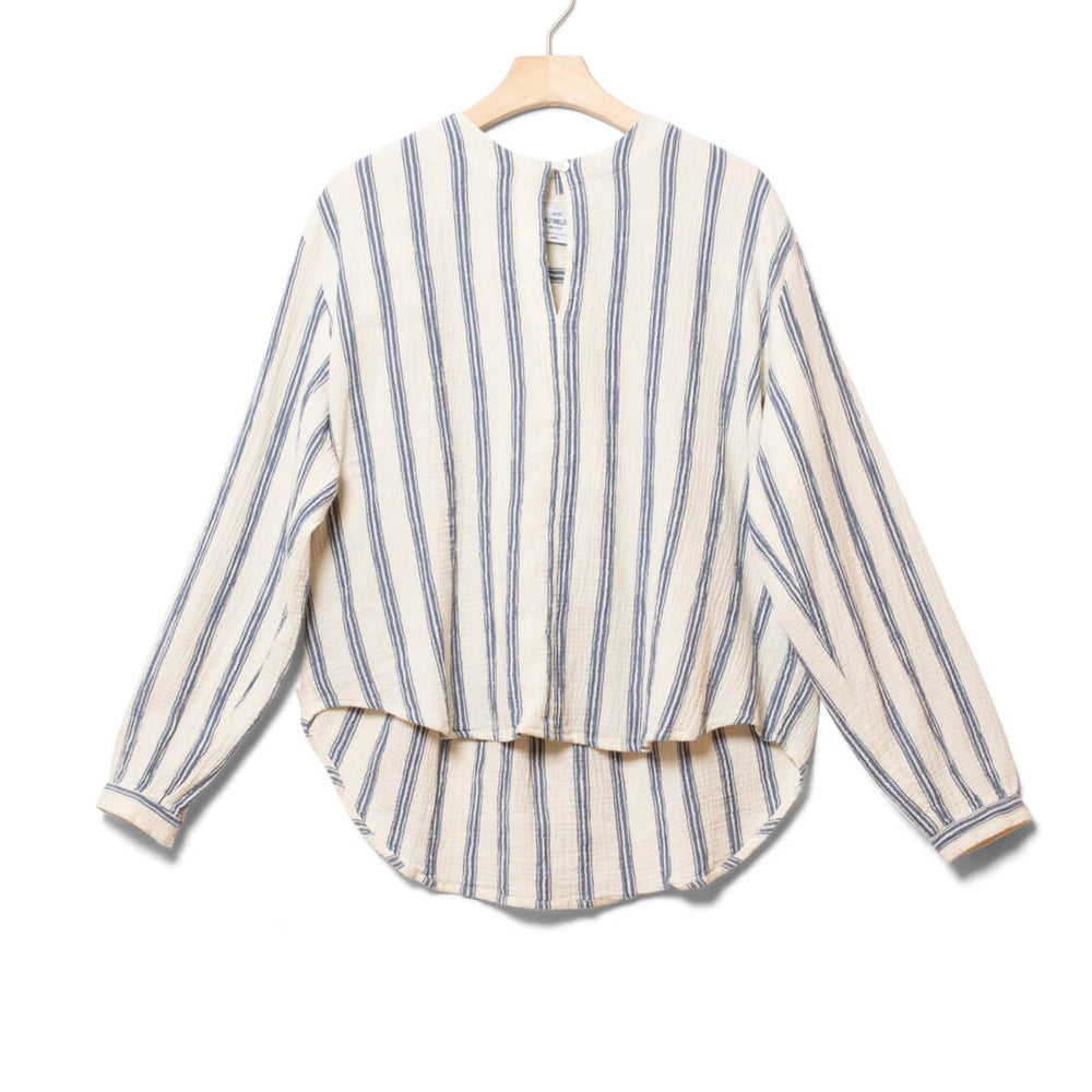 Klitmoller W Shirt Poppy Stripe beige cream/ocean