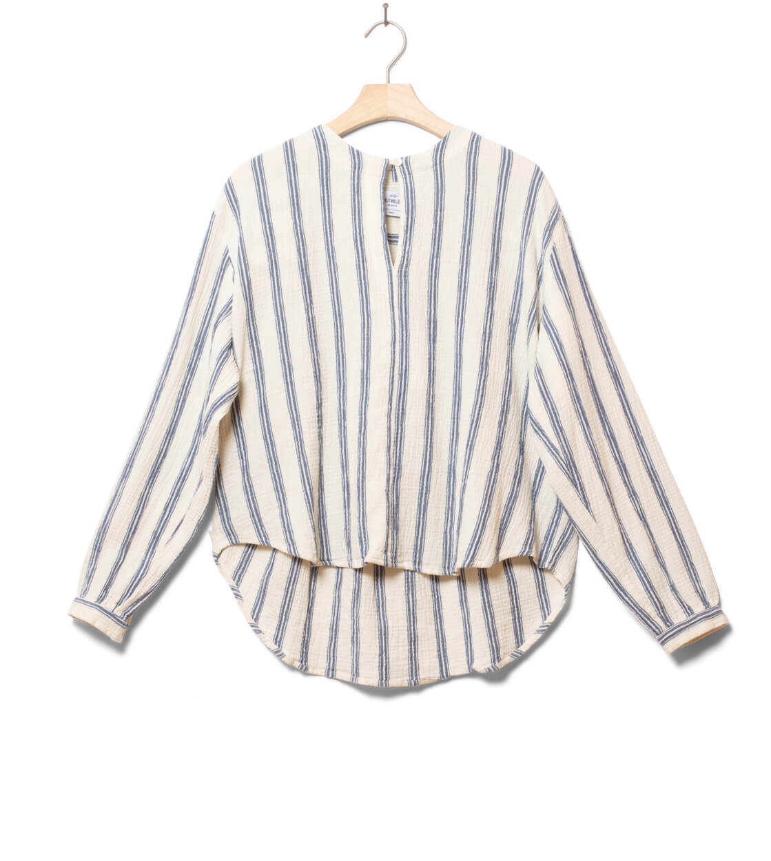 Klitmoller W Shirt Poppy Stripe beige cream/ocean