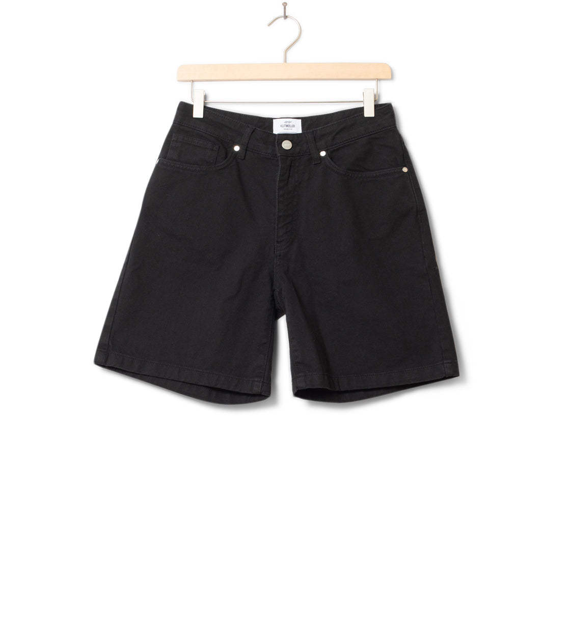 Klitmoller W Shorts Jules black stonewash