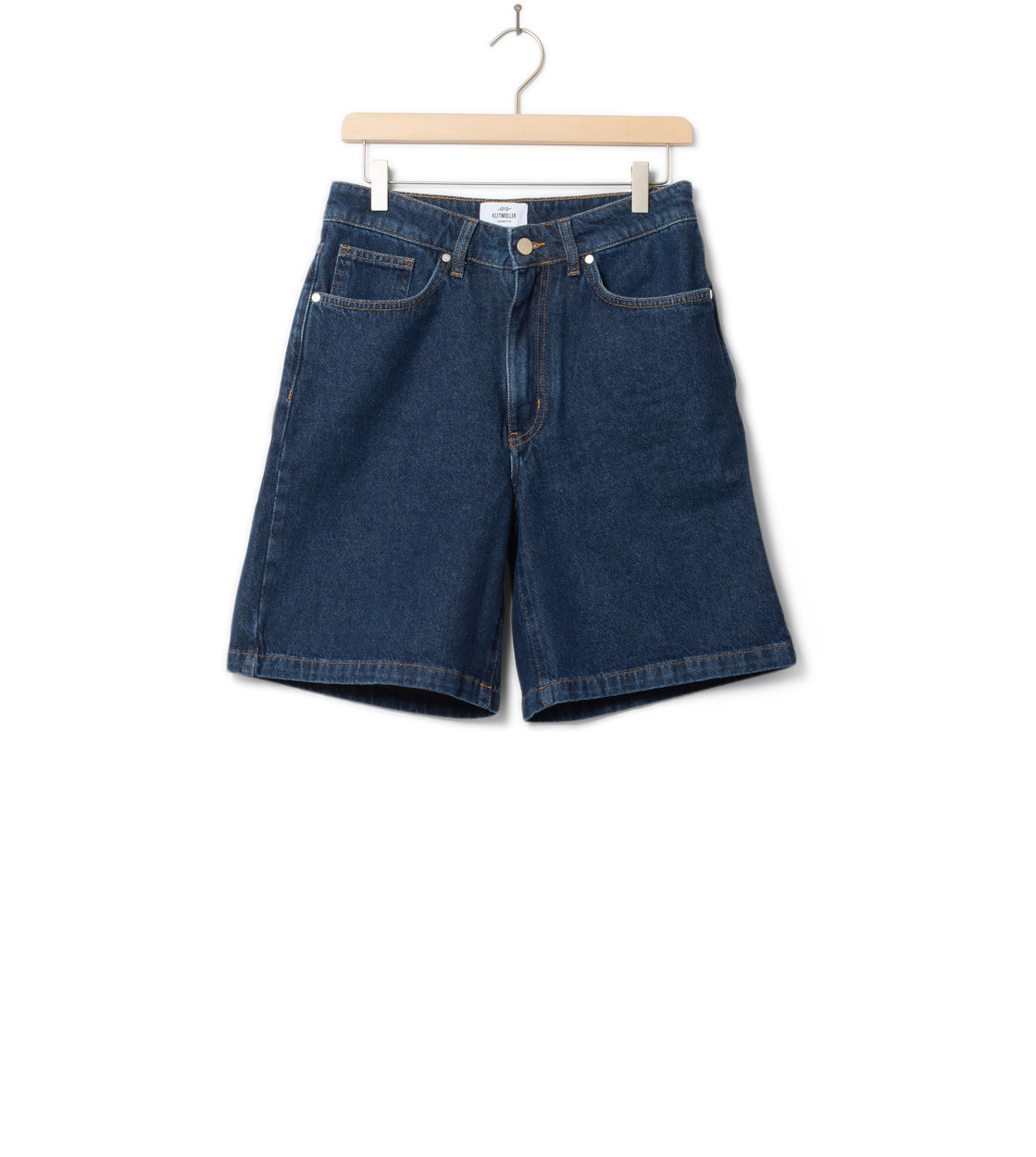 Klitmoller W Shorts Jules blue dark stonewash