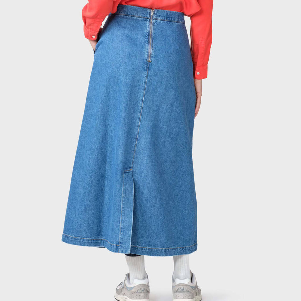 
                      
                        Klitmoller W Skirt Amber Denim blue light stonewash
                      
                    