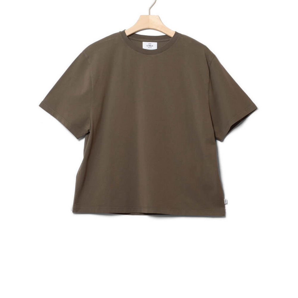 Klitmoller W T-Shirt Boxy brown taupe