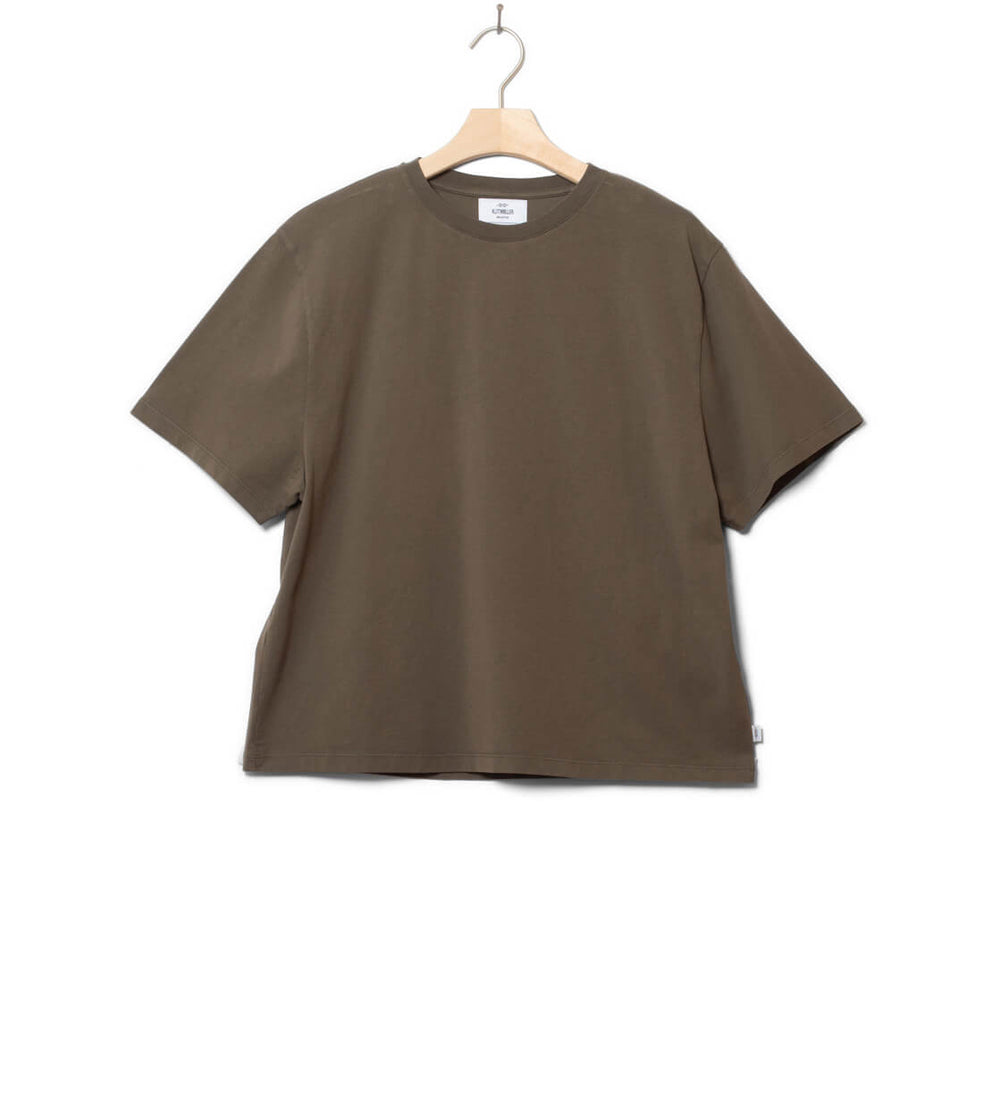 Klitmoller W T-Shirt Boxy brown taupe