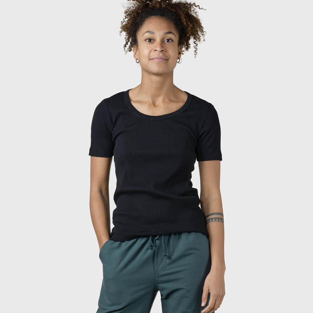 Klitmoller W T-Shirt Rib black