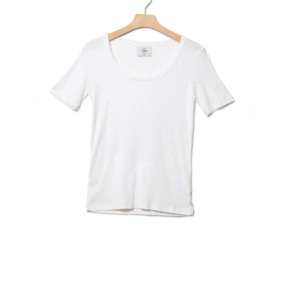 Klitmoller W T-Shirt Rib white