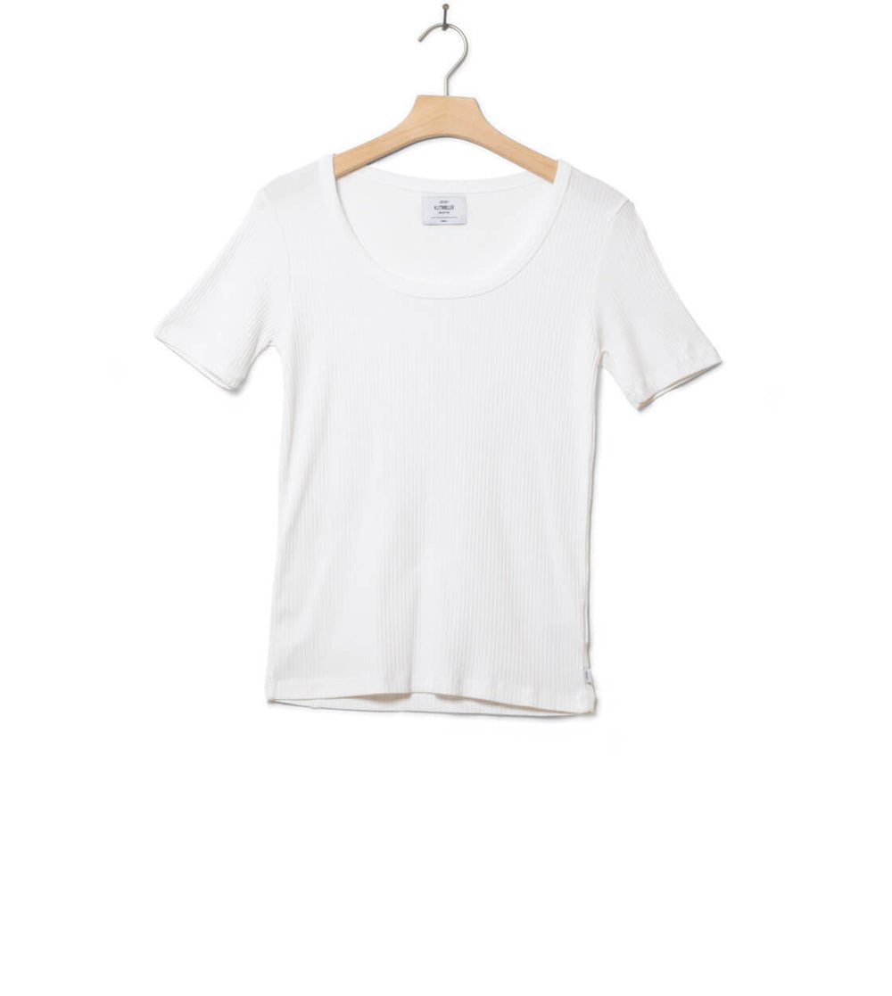 Klitmoller W T-Shirt Rib white