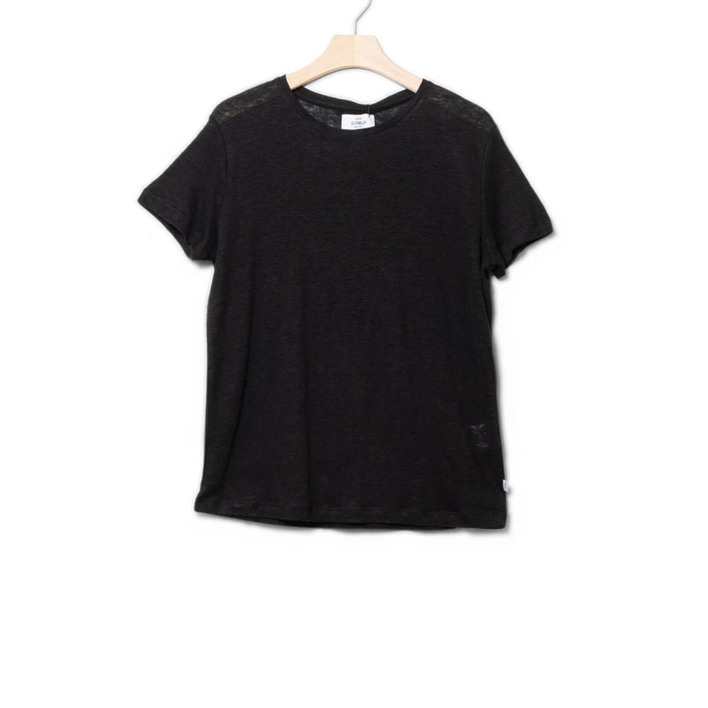 Klitmoller W T-Shirt Rikke linen black