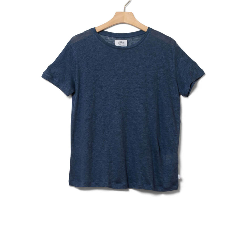 Klitmoller W T-Shirt Rikke linen blue ocean