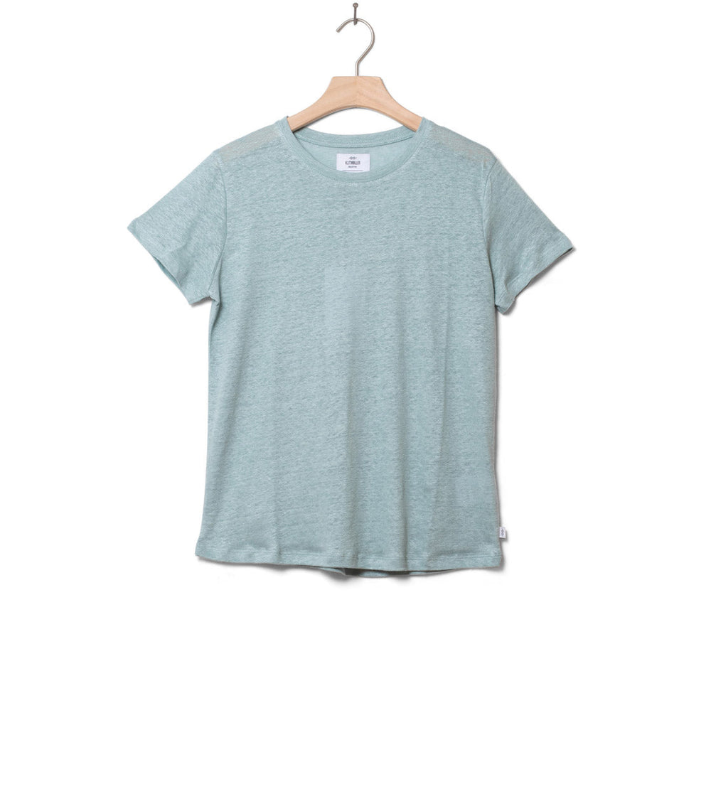 Klitmoller W T-Shirt Rikke linen blue salvie