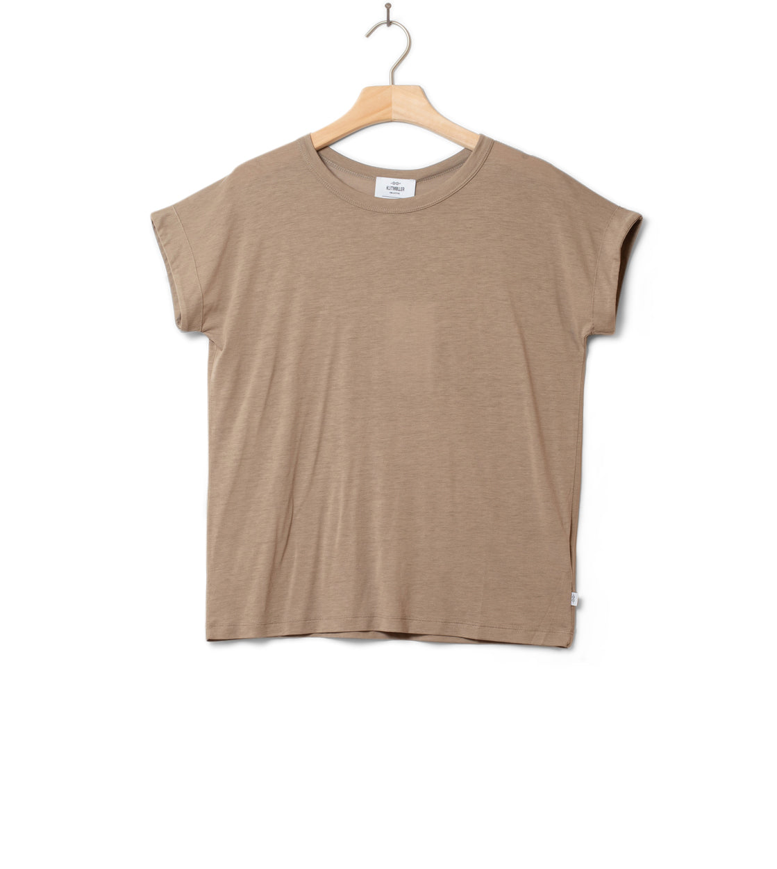 Klitmoller W T-Shirt Sigrid OCS grey cashew