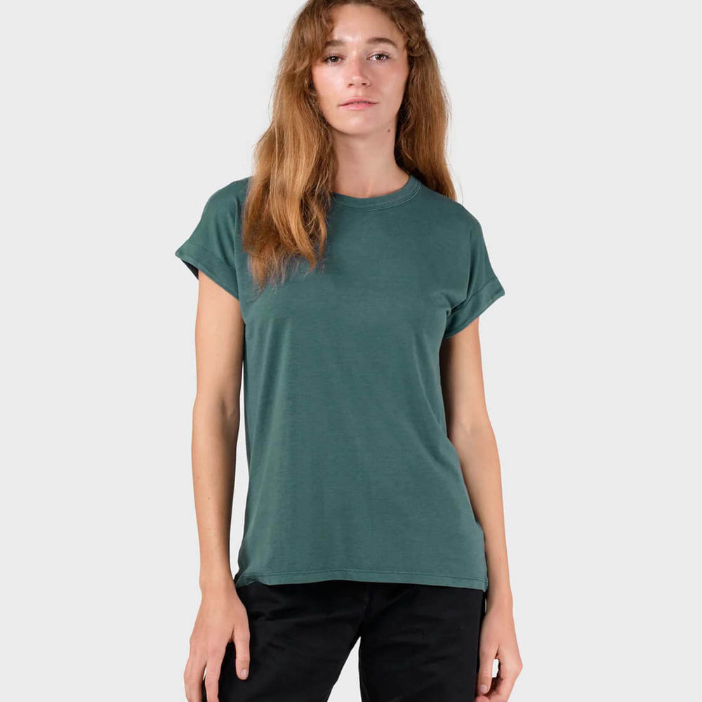 Klitmoller W T-Shirt Sigrid green moss