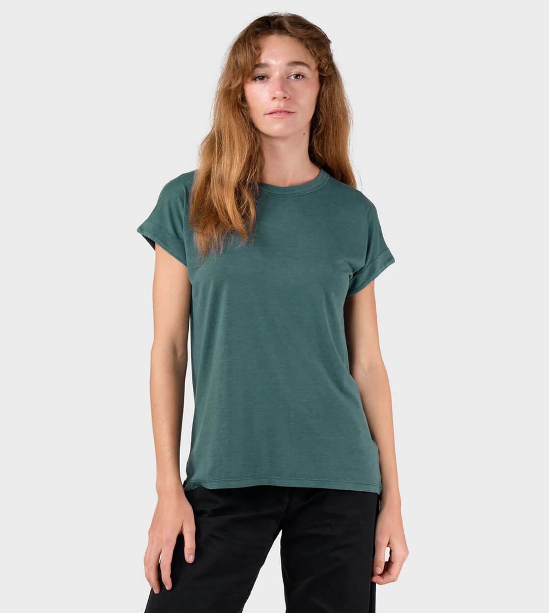 Klitmoller W T-Shirt Sigrid green moss