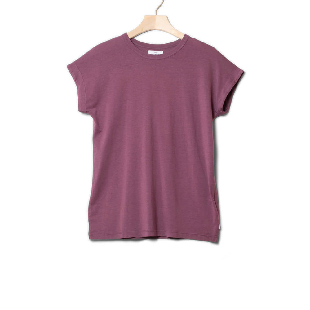 Klitmoller W T-Shirt Sigrid purple dark berry