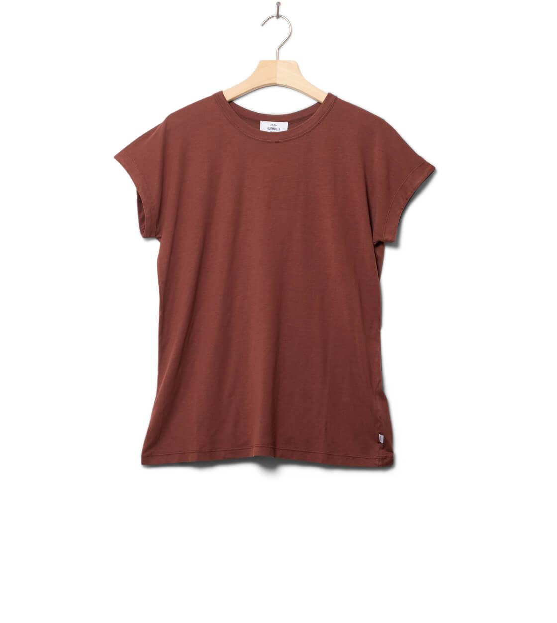 Klitmoller W T-Shirt Sigrid red burgundy