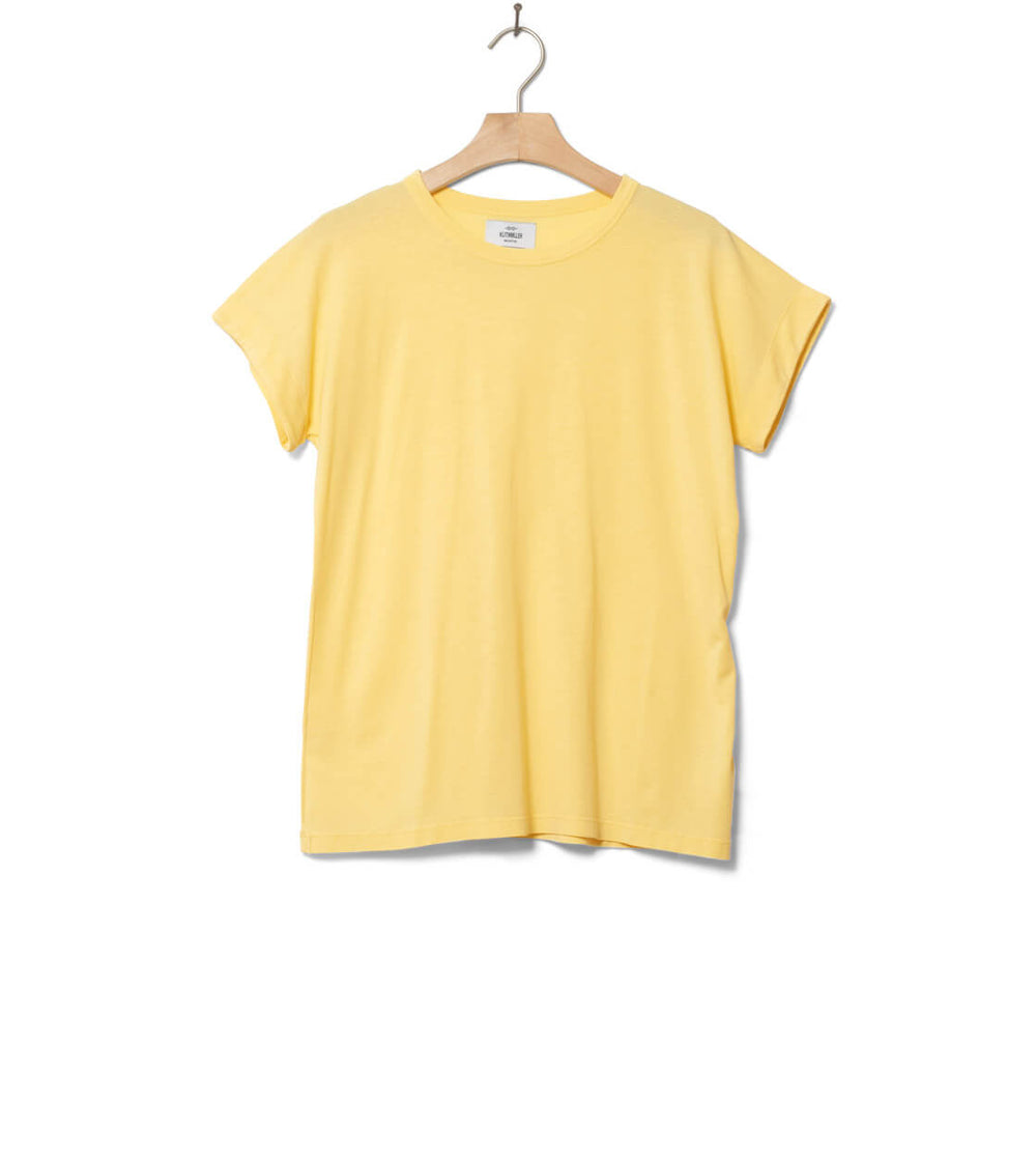 Klitmoller W T-Shirt Sigrid yellow lemon sorbet