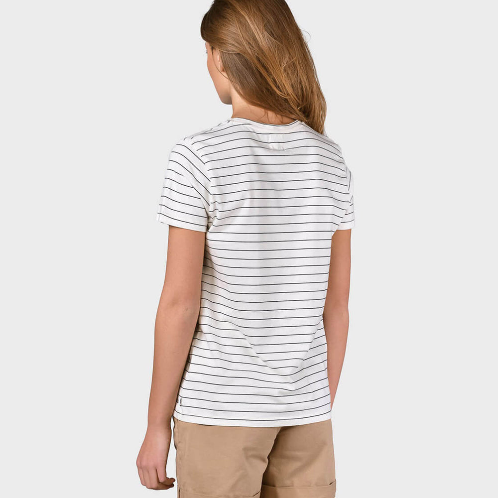 
                      
                        Klitmoller W T-Shirt Trine beige cream/navy
                      
                    