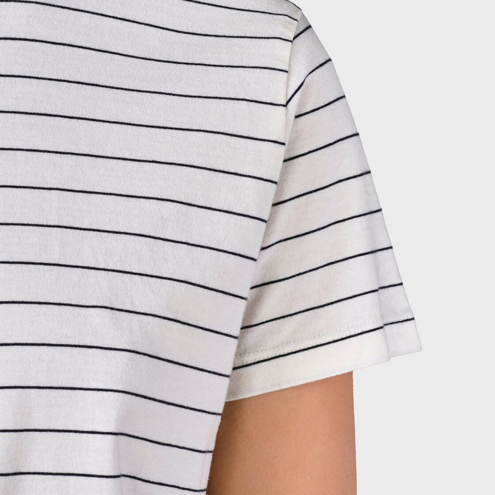 
                      
                        Klitmoller W T-Shirt Trine beige cream/navy
                      
                    