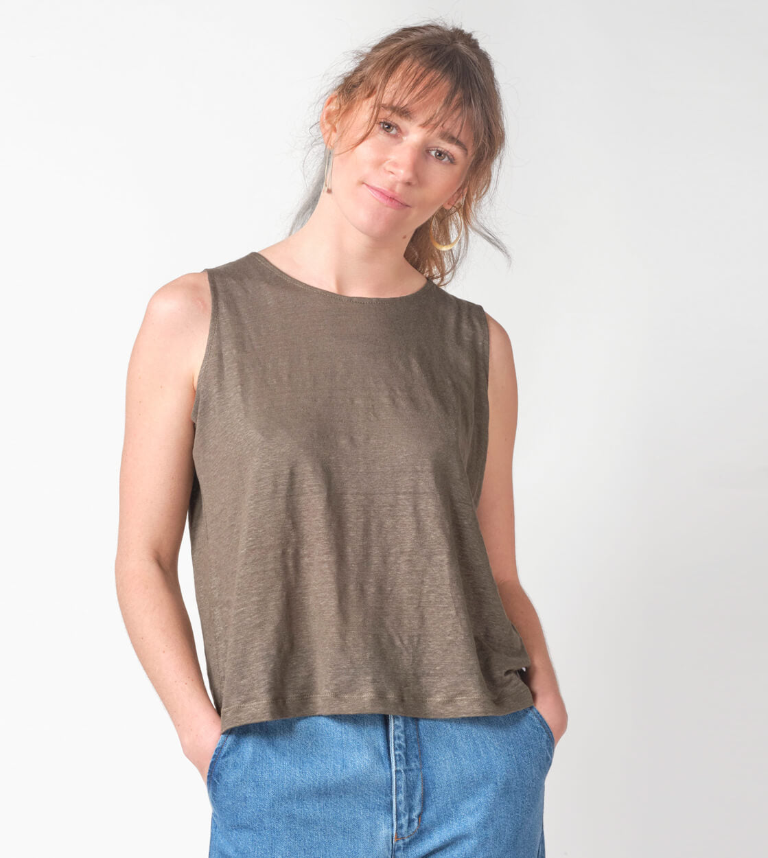 Klitmoller W Top Dee brown taupe