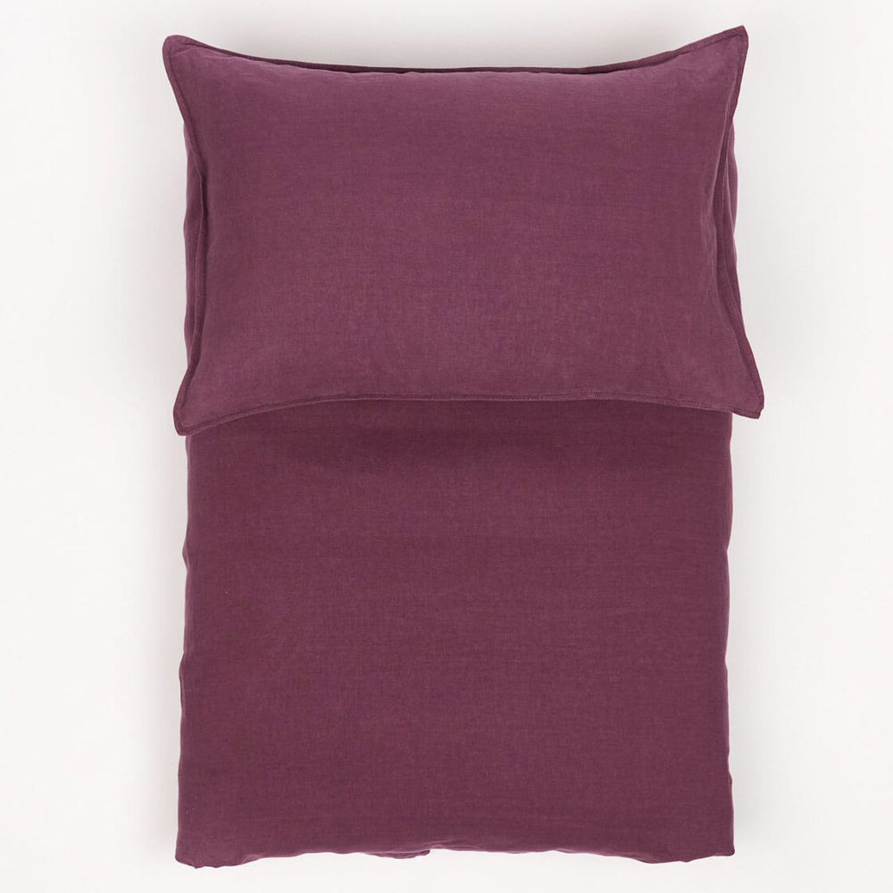 
                      
                        Lavie Leinen Bettwäsche Linus red plum
                      
                    