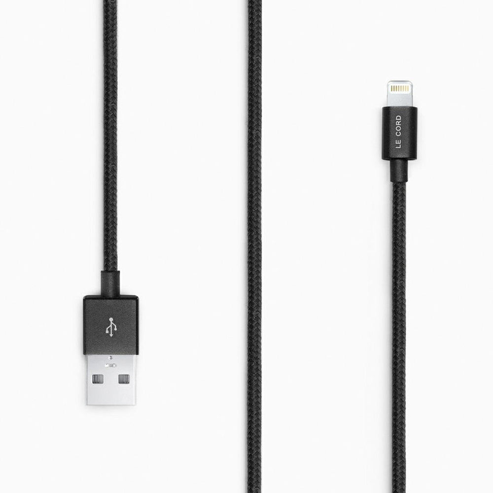 Le Cord Charge and Sync Cable black