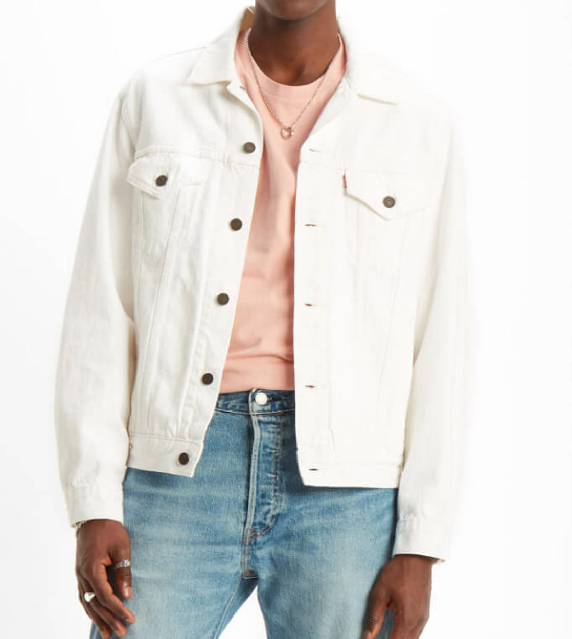 Levis Denimjacket Vintage Fit Trucker white out trucker