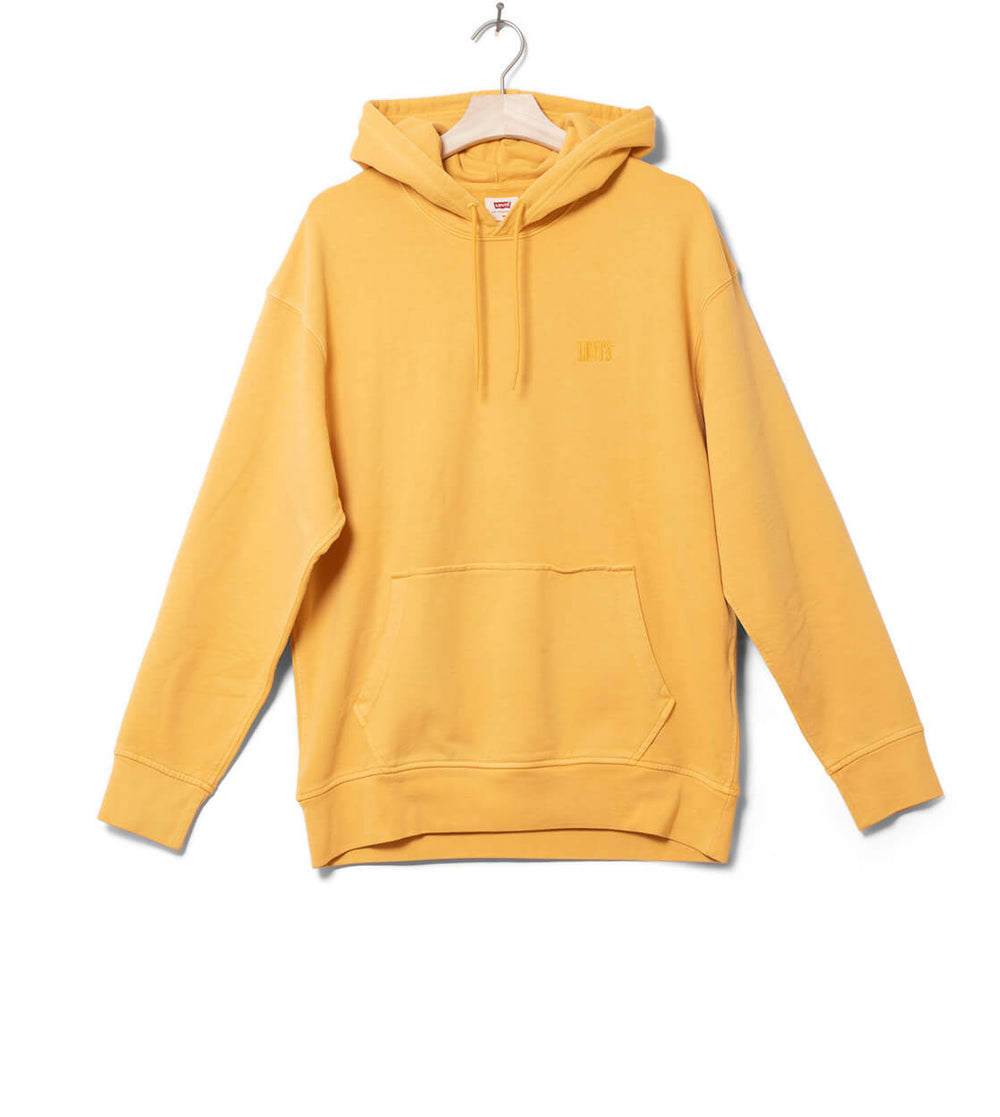 Levis Hooded Sweater Authentic yellow golden apricot