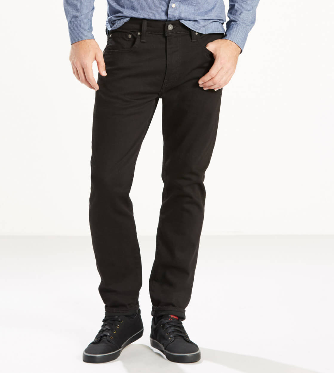 Levis Jeans 502 Taper black