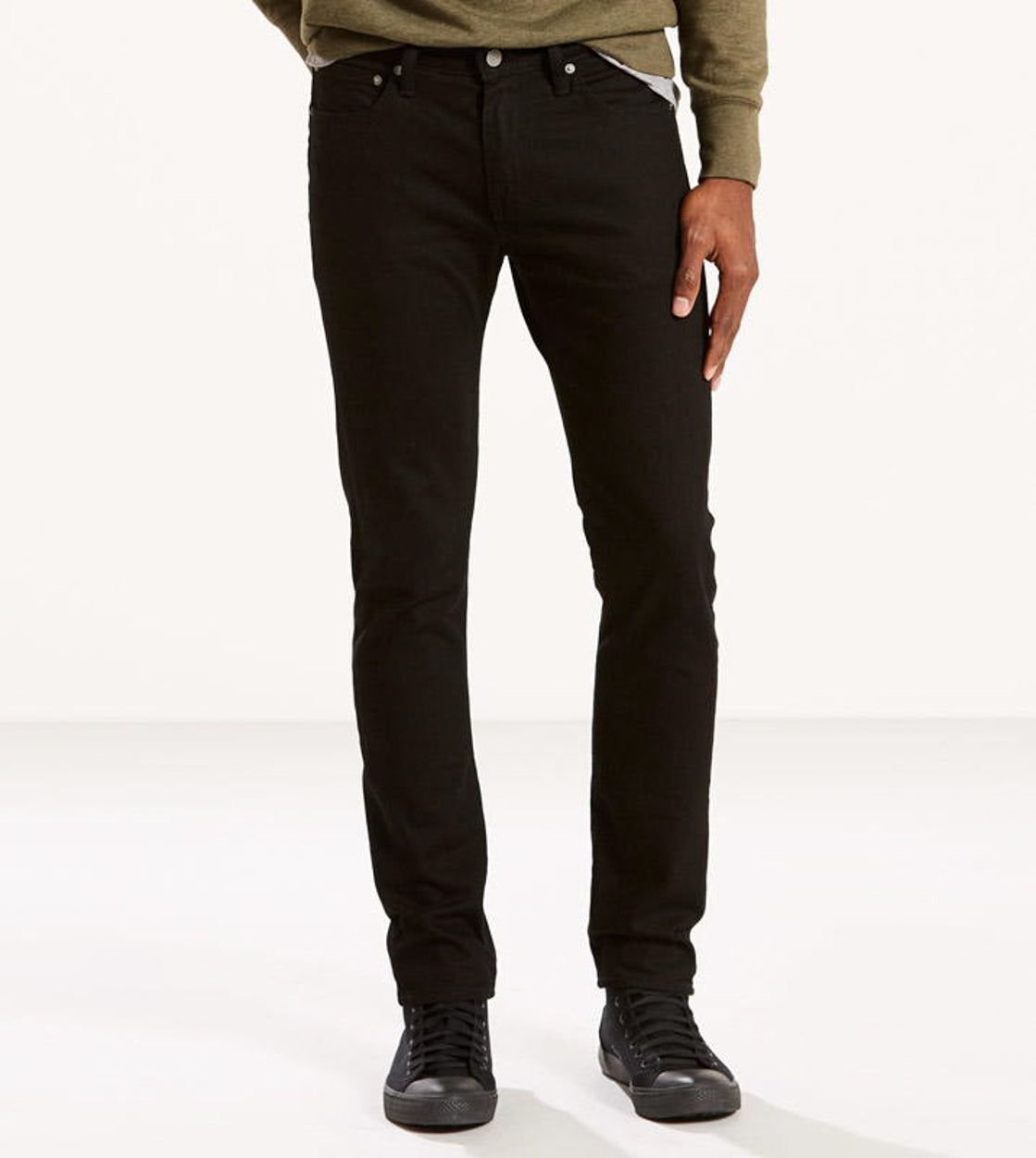 Levis Jeans 510 Skinny Fit black