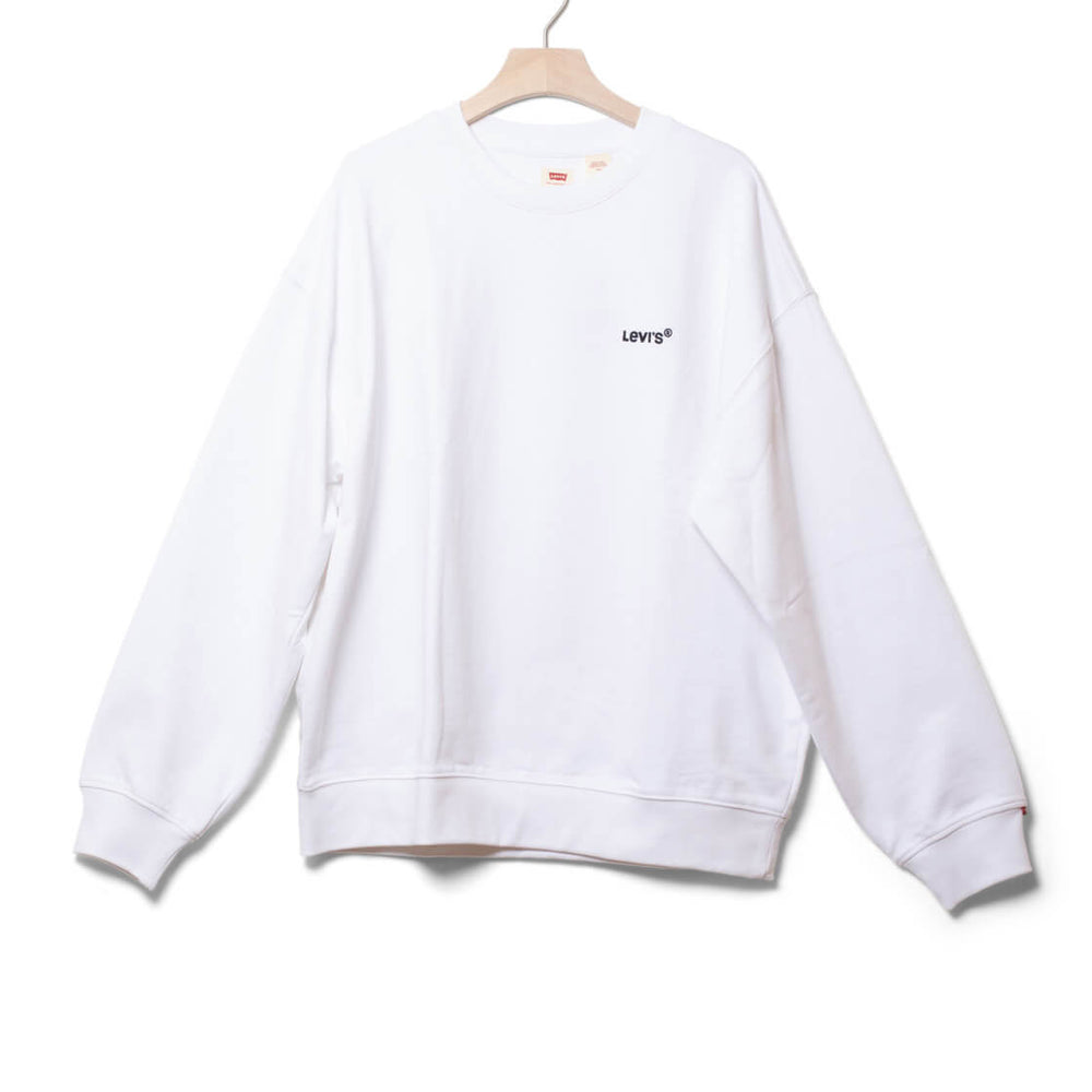 Levis Sweater Red Tab white