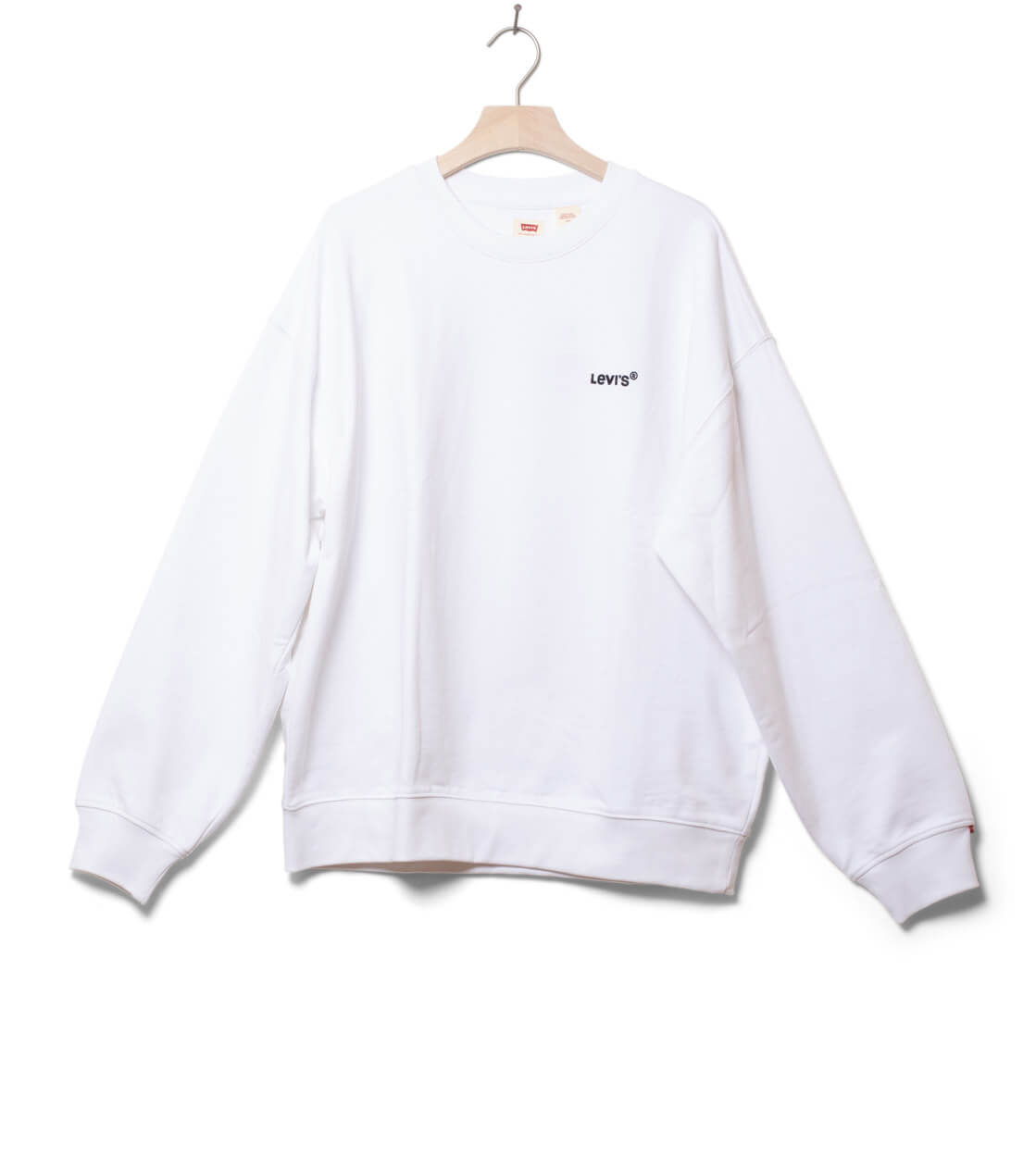 Levis Sweater Red Tab white