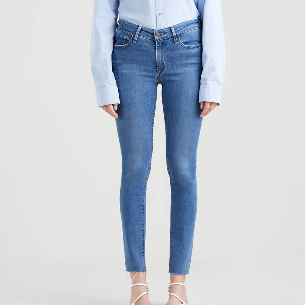 Levis W Jeans 711 Skinny blue bogota fly